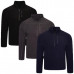 Mens Fleece Jacket Half Zip Long Sleeved Thick Warm Winter Top Sweater Jumper