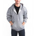 Men's Heavyweight Zip Up Hoodie Jacket Cotton Full Zipper Hooded Sweatshirt Warm