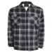 PADDED SHIRT WINTER LUMBERJACK CHECK FUR LINED COLLAR POCKETS ZIP UP JACKET SALE