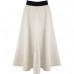 New Women' Ladies High Elastic Stretch Pleated Swing Flared Midi Skater Skirt