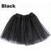 Adult Toddler Kid Solid Color Tutu Skirt Ballet Dress Girls 3 Layer Petticoat