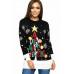 Ladies Women Girls Xmas Christmas Novelty Long Sleeve Jumper Sweater Rudolph Top