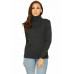 Womens Ladies High Roll Neck Fine Jumper Sweater Long Sleeve Polo Ribbed Top