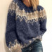 Women's Ladies Winter Knitted Warm Jumpers Pullover Tops Baggy Sweater Plus Size